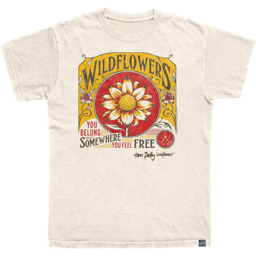 Made In Usa Wildflowers Tom Petty Tshirt